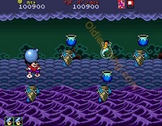 une photo d'Ã©cran de Pistol Daimyo No Bouken sur Arcade
